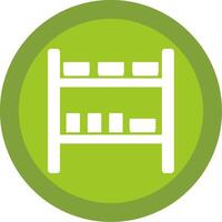 Rack Glyph Multi Circle Icon vector
