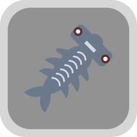 Hammerhead Flat Round Corner Icon vector