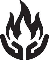 Fire Flame Icon art illustration 17 vector