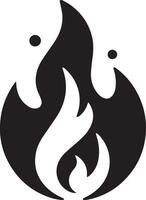 Fire Flame Icon art illustration vector