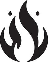 Fire Flame Icon art illustration 8 vector