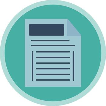 tarea plano multi circulo icono vector