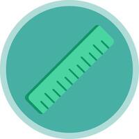 Ruler Flat Multi Circle Icon vector