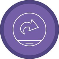 Next Line Multi Circle Icon vector