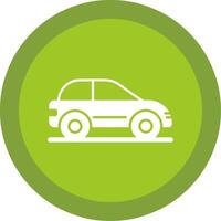 Car Glyph Multi Circle Icon vector