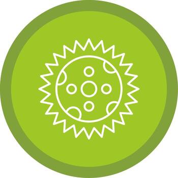 Eclipse Line Multi Circle Icon vector