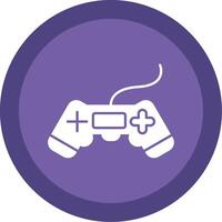 Game Glyph Multi Circle Icon vector