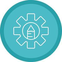 Edit Tools Line Multi Circle Icon vector