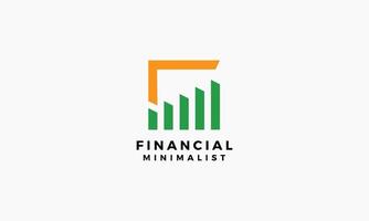 Financial Logo Design Template vector