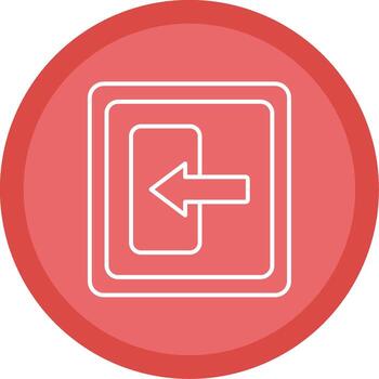 Iniciar sesión en línea multi circulo icono vector