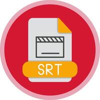 Srt Flat Multi Circle Icon vector