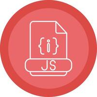 Js Format Line Multi Circle Icon vector