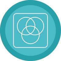 Diagram Line Multi Circle Icon vector