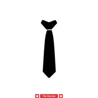 Designer Tie Silhouette Bundle High Quality Fashion Illustrations vector