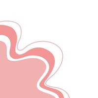 abstract wavy background. abstract pink background. soft pink fluid background. pink wavy background with lines. soft liquid wave. cute wavy shape element. vector