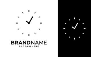 time logo design template illustration vector