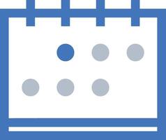 Calendar Icon for schedule reminder symbol image on the white background vector