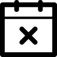 Calendar Icon for schedule reminder symbol image on the white background vector