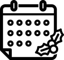 Calendar Icon for schedule reminder symbol image on the white background vector