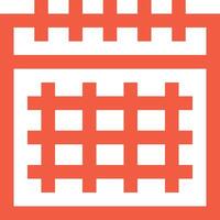 Calendar Icon for schedule reminder symbol image on the white background vector