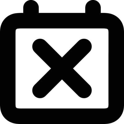 Calendar Icon for schedule reminder symbol image on the white background