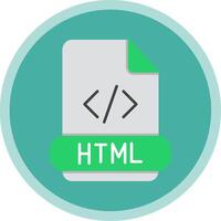 Html Flat Multi Circle Icon vector