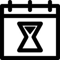 Calendar Icon for schedule reminder symbol image on the white background vector