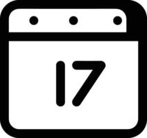 Calendar Icon for schedule reminder symbol image on the white background vector