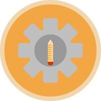 Edit Tools Flat Multi Circle Icon vector
