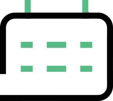 Calendar Icon for schedule reminder symbol image on the white background vector