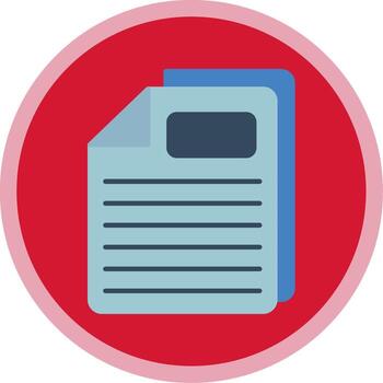 tarea plano multi circulo icono vector