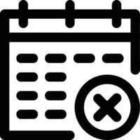 Calendar Icon for schedule reminder symbol image on the white background vector