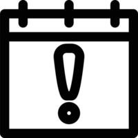 Calendar Icon for schedule reminder symbol image on the white background vector
