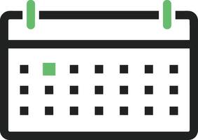 Calendar Icon for schedule reminder symbol image on the white background vector