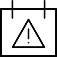 Calendar Icon for schedule reminder symbol image on the white background vector