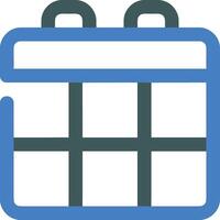 Calendar Icon for schedule reminder symbol image on the white background vector