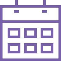 Calendar Icon for schedule reminder symbol image on the white background vector