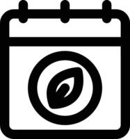 Calendar Icon for schedule reminder symbol image on the white background vector