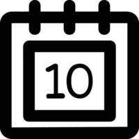 Calendar Icon for schedule reminder symbol image on the white background vector