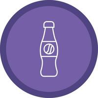 Cola Line Multi Circle Icon vector