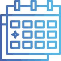 Calendar Icon for schedule reminder symbol image on the white background vector