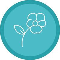 Mallow Line Multi Circle Icon vector