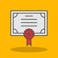 Standard Filled Shadow Icon vector
