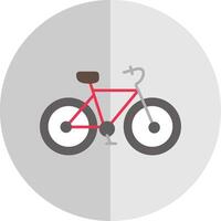 Bicycle Flat Scale Icon vector