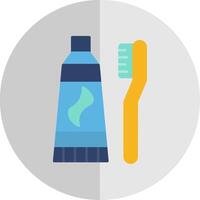 Tooth Paste Flat Scale Icon vector