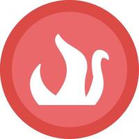 Kraken Glyph Multi Circle Icon vector