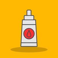Lubricant Filled Shadow Icon vector
