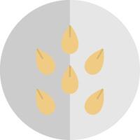 Seeds Flat Scale Icon vector