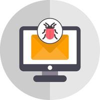depurar plano escala icono vector