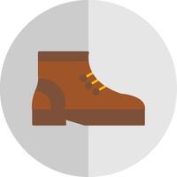 Boot Flat Scale Icon vector